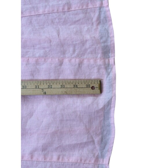J. Jill Love Linen Shift Dress Women Size XS Lightweight Sleeveless Pink V-Neck - Picture 12 of 12